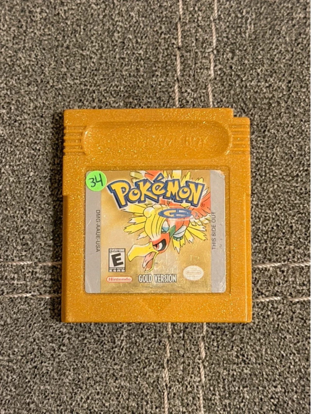 Pokémon Gold for Nintendo Gameboy Color